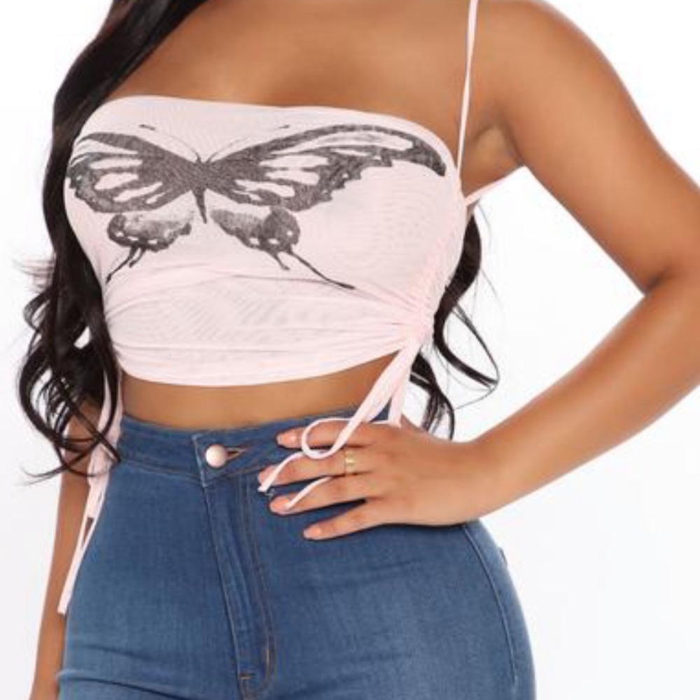 mesh crop top
